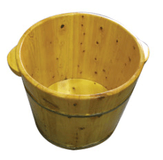 Pedicure Wood Bucket